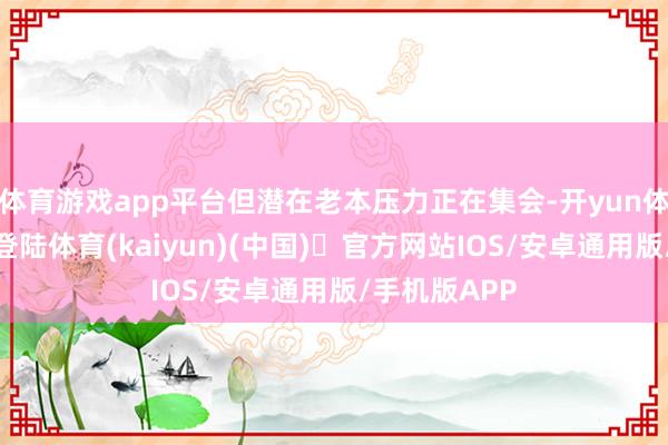 体育游戏app平台但潜在老本压力正在集会-开yun体育官方网