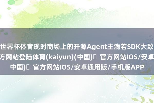 世界杯体育现时商场上的开源Agent主淌若SDK大致框架-开
